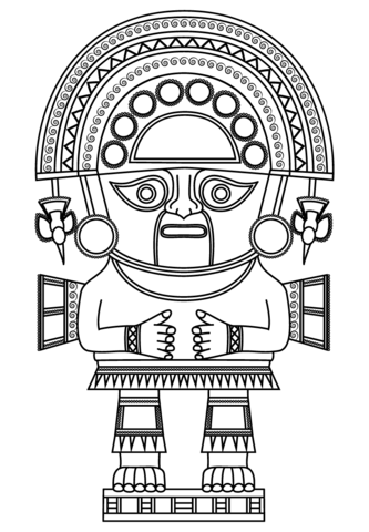 Naymlap God King Coloring Page